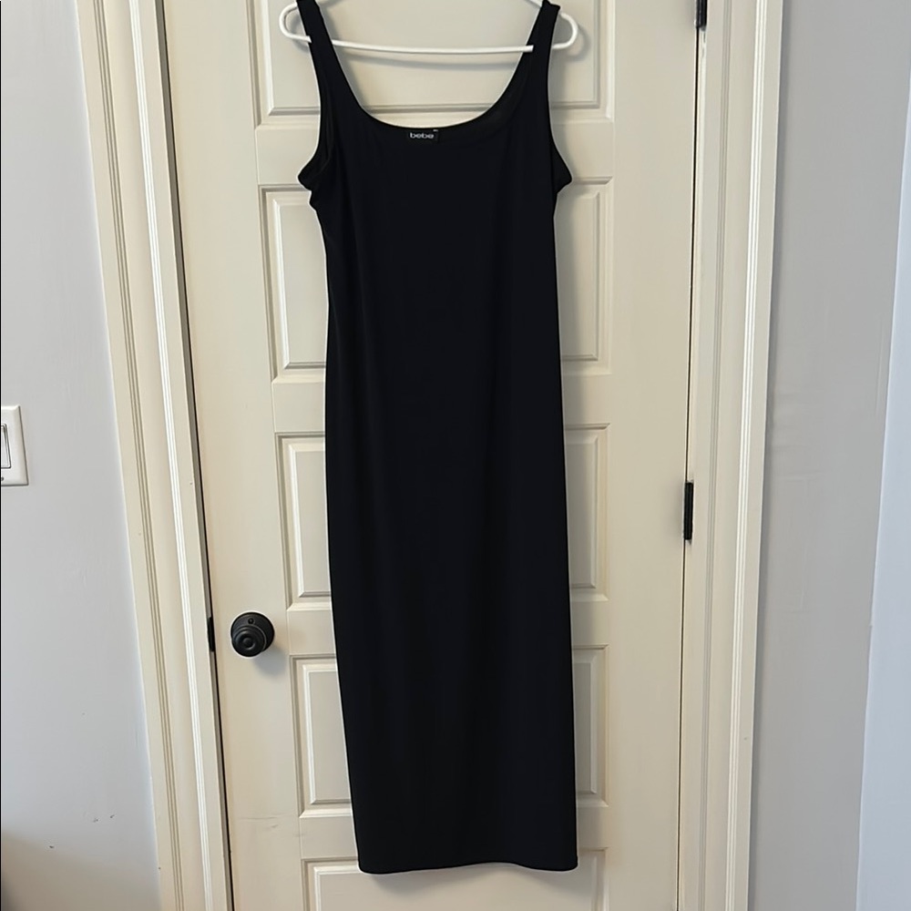 Bebe Black Slip Dress